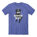 Heather Royal Busch Good Boy Short Sleeve Men's T Shirt, M