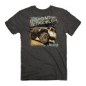 Charcoal Heather Jeep No Problem Short Sleeve Men's T Shirt, L