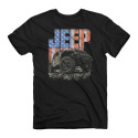 Black Jeep USA Rocks Short Sleeve Men's T Shirt, XL