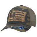 Womens Camo Cork Flag Logo Hat