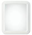 14 x 12-Inch Rectangular White Framed Mirror 
