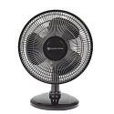 16-Inch Black Oscillating Table Fan
