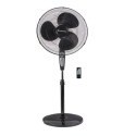 16-Inch Black Oscillating Pedestal Fan