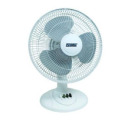 12-Inch Oscillating Table Fan 3 Speed Push Button Control  White