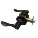 Elite Security Lever Lockset Key Entry Matte Black