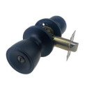 Elite Security Bed And Bath Privacy Entry Tulip Handle Lockset In Matte Black