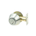 Elite Security DoubleCylinder Deadbolt Lock With 2 Keys In Satin Nickel