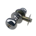 Elite Security Flat Ball Knob With Keyed Entry In Chrome Plated