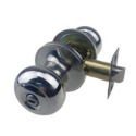 Elite Security Flat Ball Knob Privacy Entry In Chrome Plated