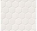 15-Square Foot, White 2-Inch Hexagon Tile, Carton