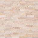 12-Inch x 12-Inch Roman Beige Splitface Peel And Stick Interlocking Backsplash