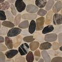 12-Inch x 12-Inch Tile Mix River Pebbles