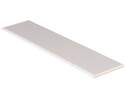 4-Inch X 12-Inch White Glossy Single Bull Nose Ceramic Wall Tile