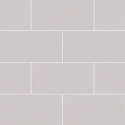 3-Inch X 6-Inch Gray Glossy Ceramic Subway Tile, 88-Piece Per Carton