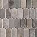 12-Inch x 12-Inch Savoy Picket Pattern Mosaic