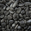 1-2 Inch Black Polished Pebbles 40-Pound Bag