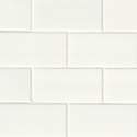 3 x 6-Inch Glossy White Subway Tile17 Sq. Ft,