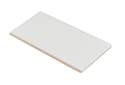 3-Inch X 6-Inch White Glossy Bullnose Tile