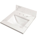31-Inch x 22-Inch Calacatta Nowy Vanity Top With Sink
