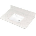 49-Inch x 22-Inch Carrara Sky Vanity Top With Sink