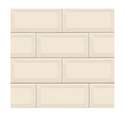 3-Inch X 6-Inch Almond Glossy Beveled Subway Tile, 14.5 Square Foot