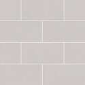 3 x 6-Inch Gray Glossy Subway Tile, 17 Square Foot