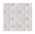 3-Inch X 6-Inch Gray Glossy Beveled Subway Tile, 14.5 Square Foot