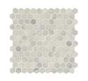 12-Inch X 12-Inch Arabescato Carrara Hexagon Mesh-Mounted Mosaic Tile