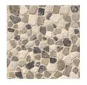 Mixed Textured Marble Mesh-Mounted Mosaic Tile