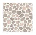 12-Inch X 12-Inch White Oak River Rock Pebble Marble Mesh-Mounted Mosaic Tile