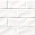 3-Inch X 6-Inch Whisper White Ceramic Subway Tile