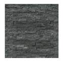 6-Inch X 24-Inch Glacial Black Stacked Stone Panels