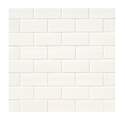 3-Inch X 6-Inch White Glossy Subway Tile, Each