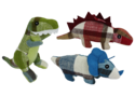 6-Inch Mini-Plaidosaurus Dog Toy, Assorted Colors