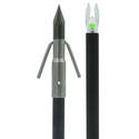 Carbon Composite Gar Point Arrow With Lighted Green X Nock