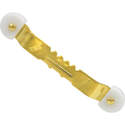 Small Brass ReadyNail Sawtooth Hanger, 3-Pack