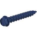 Power Pro Blue Hex Washer Head Concrete Screw Anchor, Outdoor, 3-Pack, 1/4 x 3-1/4"
