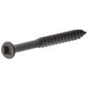 #6 X 1-5/8-Inch Fas-N-Tite Square Drive Black Phosphate Trim Screws 1-Pound