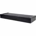 18-Inch Black High And Mighty Floating Shelf