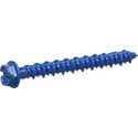 3/16 x 1-3/4-Inch Blue Slotted Hex Washer-Head Tapper Concrete Screw Anchor XL-Pak
