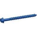1/4 x 2-3/4-Inch Blue Slotted Hex Washer-Head Tapper Concrete Screw Anchor XL-Pak