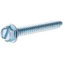 #8 x 5/8-Inch Zinc Slotted Hex-Head Sheet Metal Screw 100-Pack