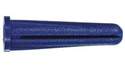 8-10 x 7/8-Inch Blue Conical Plastic Anchor With Screw 50-Pack