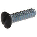 Black Switch Plate Machine Screw, 4-Pack, #6-32 x 1/2"