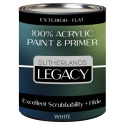 Sutherlands Legacy Exterior Flat White 1-Quart