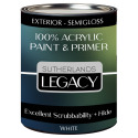 Sutherlands Legacy Exterior Semigloss White 1-Quart