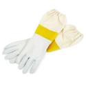 Large Goatskin Gloves With Vented Sleeves