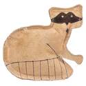 Ethical Pet Dura-Fused Small Leather & Jute Raccoon