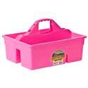 18 x 13-3/4 x 10-Inch Dura Tote Hot Pink Plastic Storage Tote Box Organizer