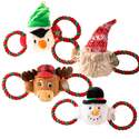 Large Holiday Themed Tug-A-Mals Dog Toy, Assorted